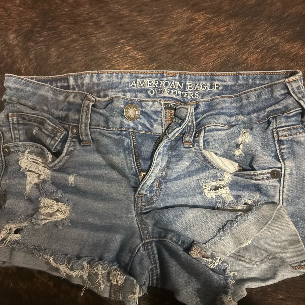 American Eagle Outfitters Blue Denim Shorts